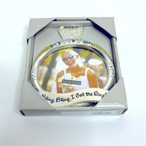 Malden | Bling, Bling, I Got The Ring | Silver Toned Keepsake Picture Frame NWT